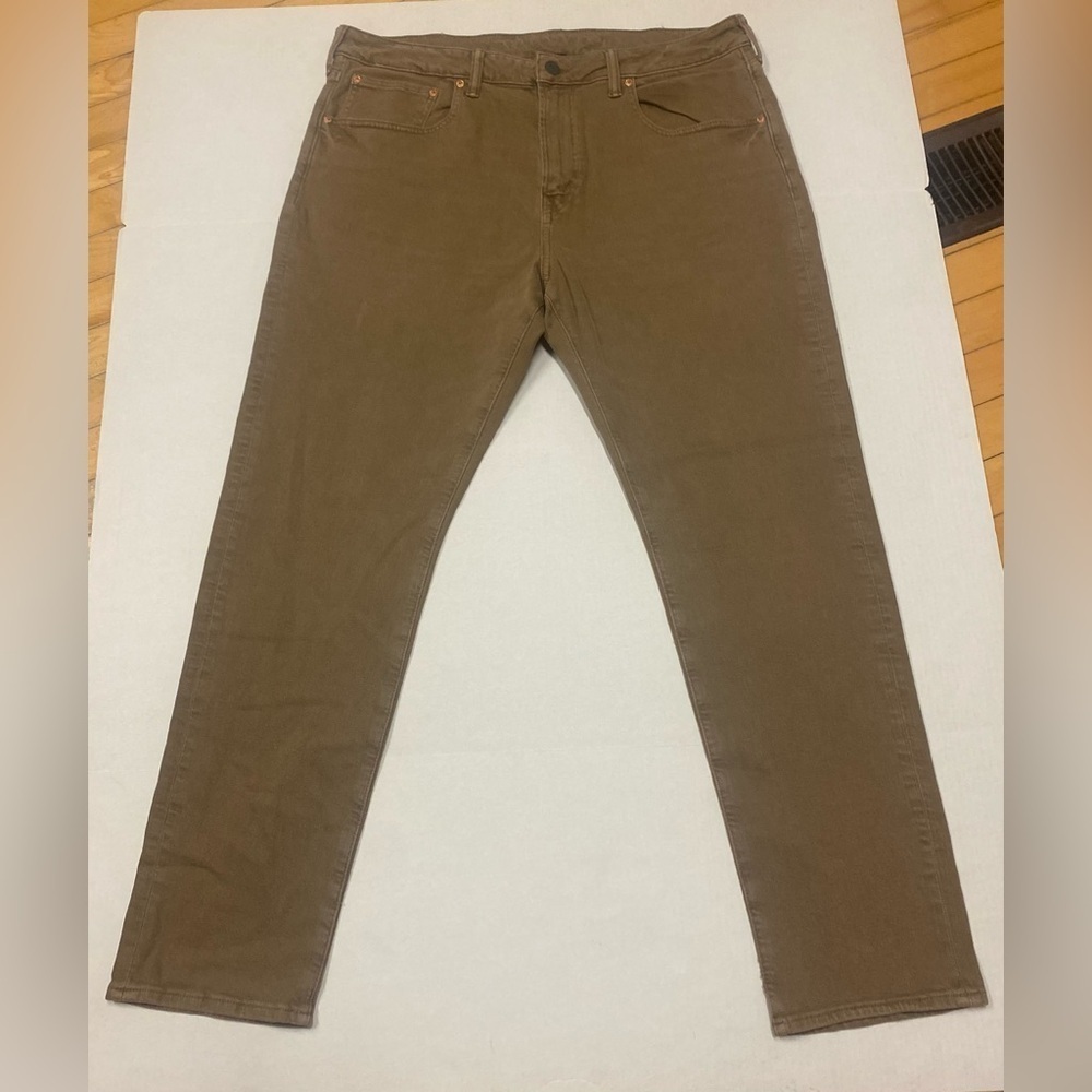 Men’s American Eagle Outfitters Easy Flex Slim Straight Jean Toasted Almond